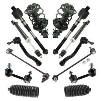 TRQ® - Front and Rear Shock Absorber and Suspension Kit