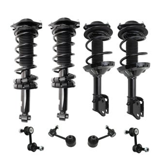 TRQ® - Front and Rear Shock Absorber and Suspension Kit