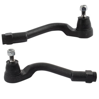 TRQ® - Front Driver and Passenger Side Outer Steering Tie Rod End Kit