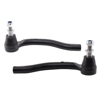 TRQ® - Front Driver and Passenger Side Outer Steering Tie Rod End Kit