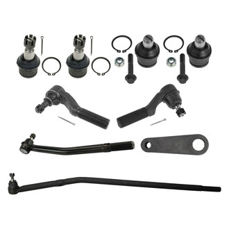 TRQ® - Front Driver and Passenger Side Drag Link and Suspension Kit