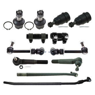 TRQ® - Front Steering Tie Rods and Suspension Kit