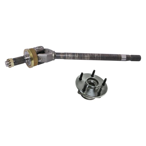 TRQ® - Front Driver Side Axle Shaft and Wheel Hub Kit