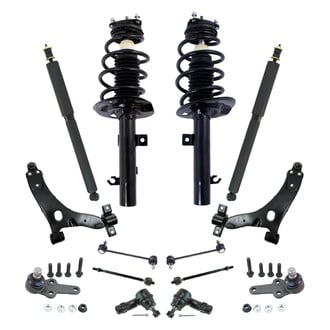 TRQ® - Front and Rear Shock Absorber and Suspension Kit