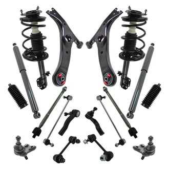 TRQ® - Front and Rear Shock Absorber and Suspension Kit