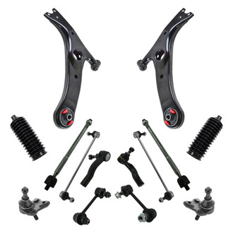 TRQ® - Front and Rear Control Arm and Suspension Kit