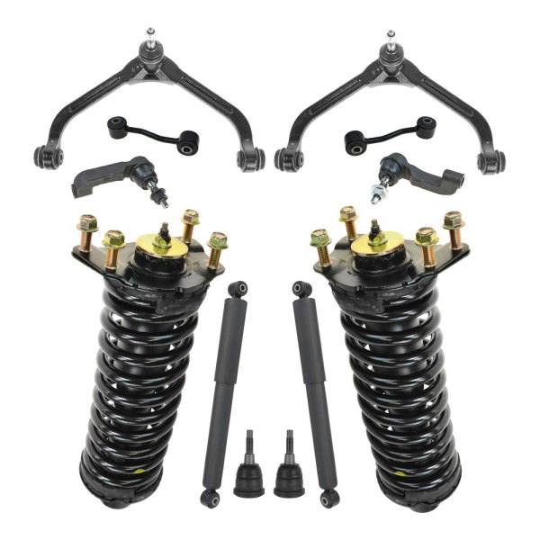 TRQ® - Front and Rear Shock Absorber and Suspension Kit