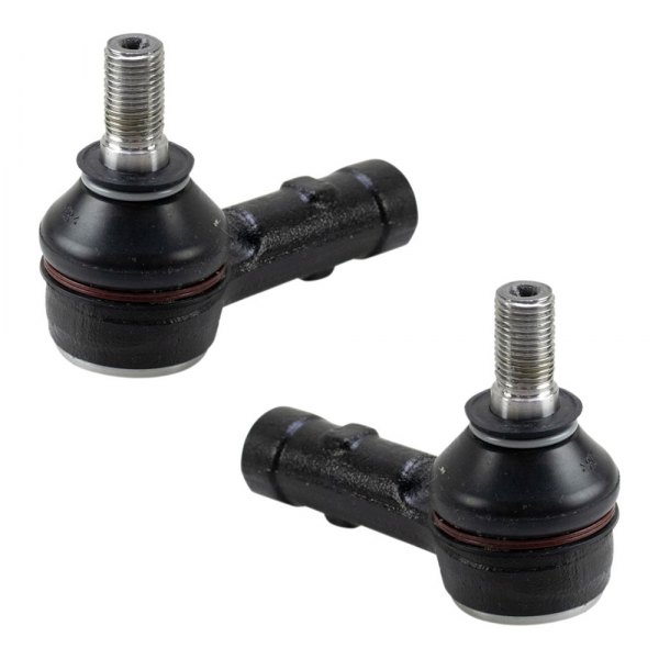 TRQ® - Front Driver and Passenger Side Outer Steering Tie Rod End Kit