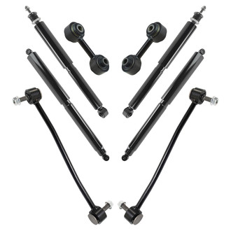 TRQ® - Front and Rear Shock Absorber and Suspension Kit