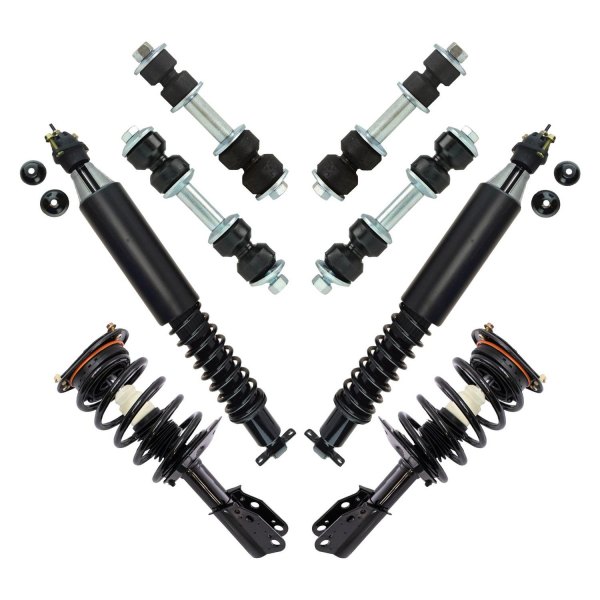 TRQ® - Front and Rear Sway Bar Link and Suspension Kit
