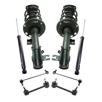 TRQ® - Front and Rear Shock Absorber and Suspension Kit