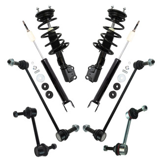 TRQ® - Front and Rear Shock Absorber and Suspension Kit