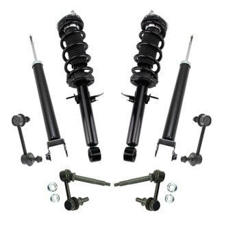 TRQ® - Front and Rear Shock Absorber and Suspension Kit