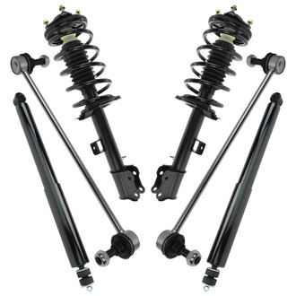 TRQ® - Front and Rear Shock Absorber and Suspension Kit