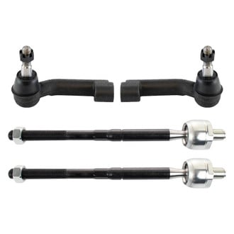 TRQ® - Front Driver and Passenger Side Inner and Outer Steering Tie Rod End Kit