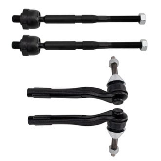 TRQ® - Front Inner and Outer Steering Tie Rod End Kit
