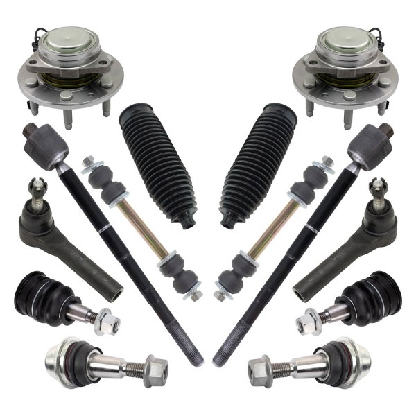 TRQ® - Front Shock Absorber and Suspension Kit 