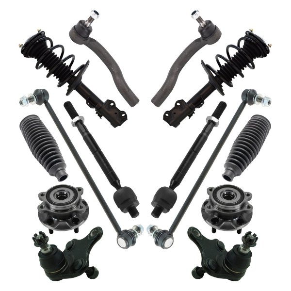 TRQ® - Front Control Arm and Suspension Kit 