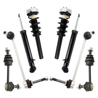 TRQ® - Front and Rear Shock Absorber and Suspension Kit