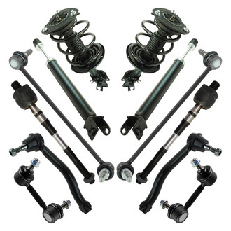 TRQ® - Front and Rear Control Arm and Suspension Kit