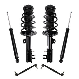TRQ® - Front and Rear Shock Absorber and Suspension Kit
