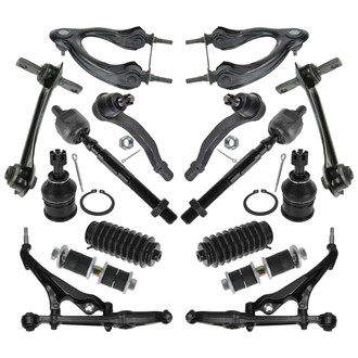 TRQ® - Front and Rear Control Arm and Suspension Kit