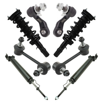 TRQ® - Front and Rear Shock Absorber and Suspension Kit