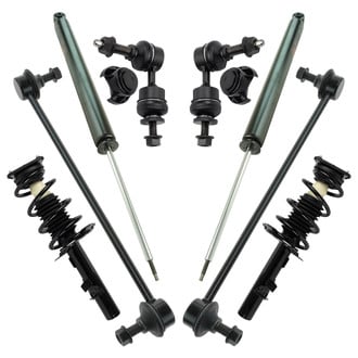 TRQ® - Front and Rear Shock Absorber and Suspension Kit
