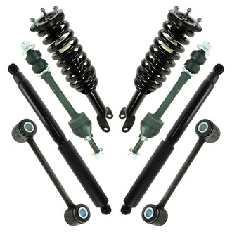 TRQ® - Front and Rear Shock Absorber and Suspension Kit