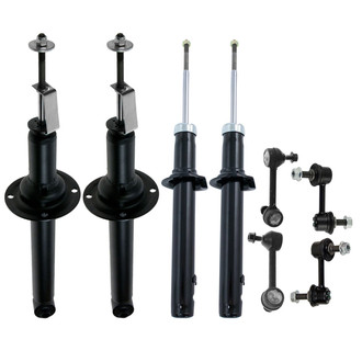 TRQ® - Front and Rear Shock Absorber and Suspension Kit