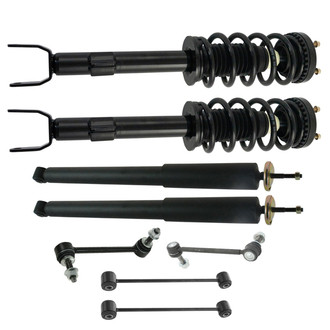 TRQ® - Front and Rear Shock Absorber and Suspension Kit