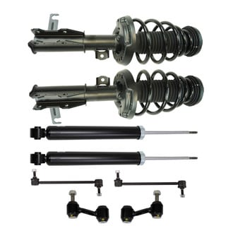 TRQ® - Front and Rear Shock Absorber and Suspension Kit