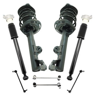 TRQ® - Front and Rear Shock Absorber and Suspension Kit
