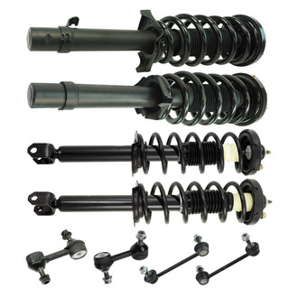 TRQ® - Front and Rear Shock Absorber and Suspension Kit