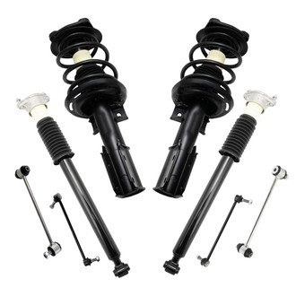 TRQ® - Front and Rear Shock Absorber and Suspension Kit