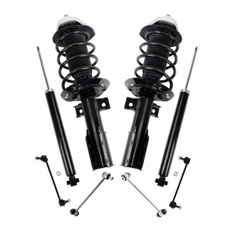 TRQ® - Front and Rear Shock Absorber and Suspension Kit
