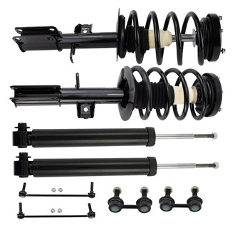 TRQ® - Front and Rear Shock Absorber and Suspension Kit