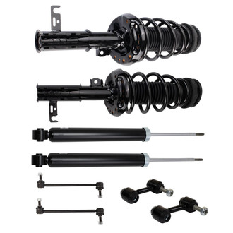 TRQ® - Front and Rear Shock Absorber and Suspension Kit