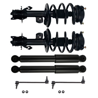 TRQ® - Front and Rear Shock Absorber and Suspension Kit