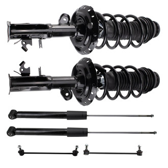TRQ® - Front and Rear Shock Absorber and Suspension Kit