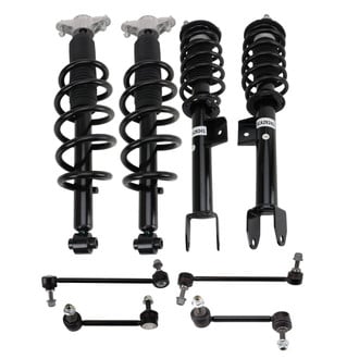 TRQ® - Front and Rear Shock Absorber and Suspension Kit