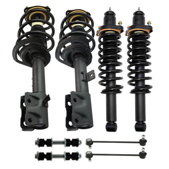 TRQ® - Front and Rear Shock Absorber and Suspension Kit