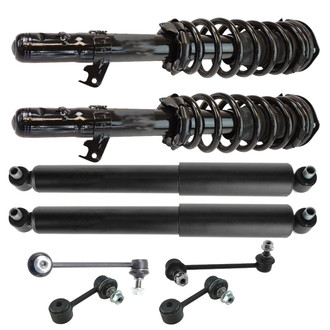 TRQ® - Front and Rear Shock Absorber and Suspension Kit