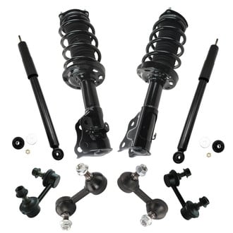 TRQ® - Front and Rear Shock Absorber and Suspension Kit