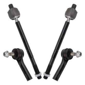 TRQ® - Front Inner and Outer Steering Tie Rod End Kit