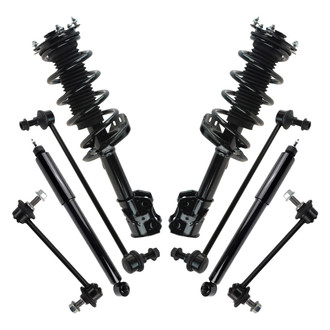 TRQ® - Front and Rear Shock Absorber and Suspension Kit