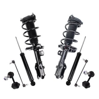 TRQ® - Front and Rear Shock Absorber and Suspension Kit