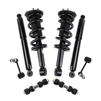 TRQ® - Front and Rear Shock Absorber and Suspension Kit