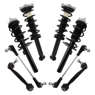 TRQ® - Front and Rear Shock Absorber and Suspension Kit