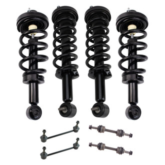 TRQ® - Front and Rear Control Arm and Suspension Kit